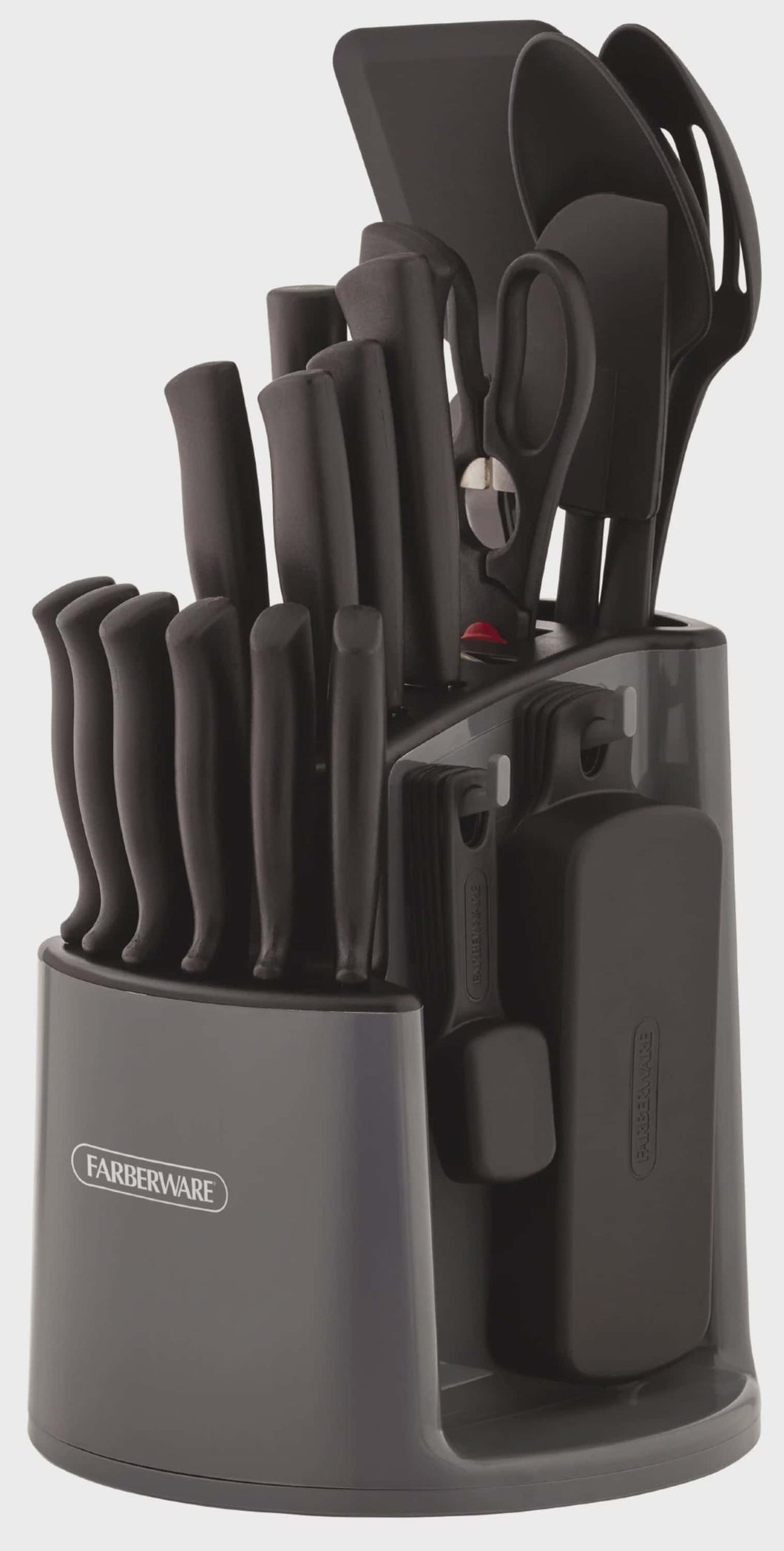 Classic 30-piece Rotating Cutlery Knife Set with Block