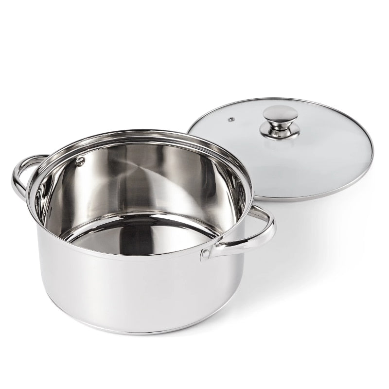 52PCS Stainless Steel Kitchen Combo Cookware Set