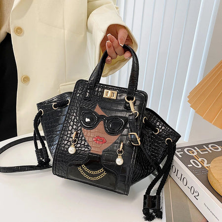 Fashionable Cartoon Girl High Quality Crossbody Shoulder bag