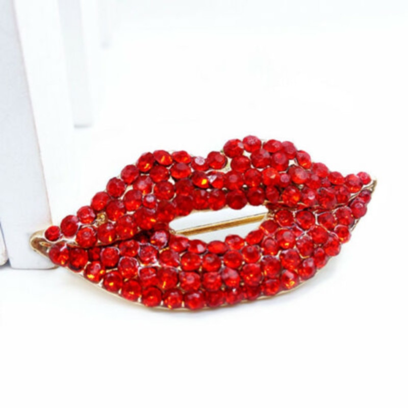 Ladies Crystal Rhinestone Charm Brooch Pins