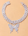 Big Butterfly Crystal Anklets for Women