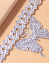 Big Butterfly Crystal Anklets for Women