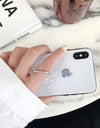 Transparent 360°Rotation Finger Ring Holder Kickstand For Most Phones & Tablets