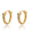 Stainless Steel Gold Color Stud Earrings