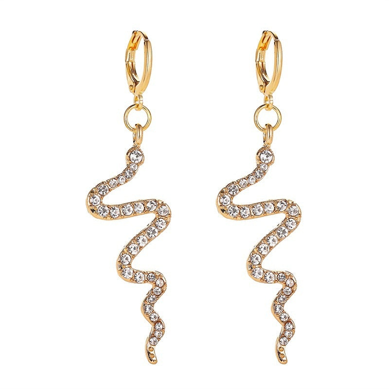 Stainless Steel Gold Color Stud Earrings
