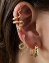 Stainless Steel Gold Color Stud Earrings