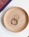 Transparent 360°Rotation Finger Ring Holder Kickstand For Most Phones & Tablets