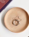 Transparent 360°Rotation Finger Ring Holder Kickstand For Most Phones & Tablets