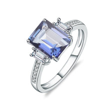 Charger l&#39;image dans la galerie, Unique 2.38Ct 7x9mm Octagon Cut Moss 925 Sterling Silver Women&#39;s Ring
