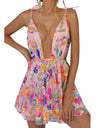 Elegant Chic Suspender Sequined Backless Mini Dress