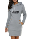 Stranger Things Long Drawstring Hoodie Pullover