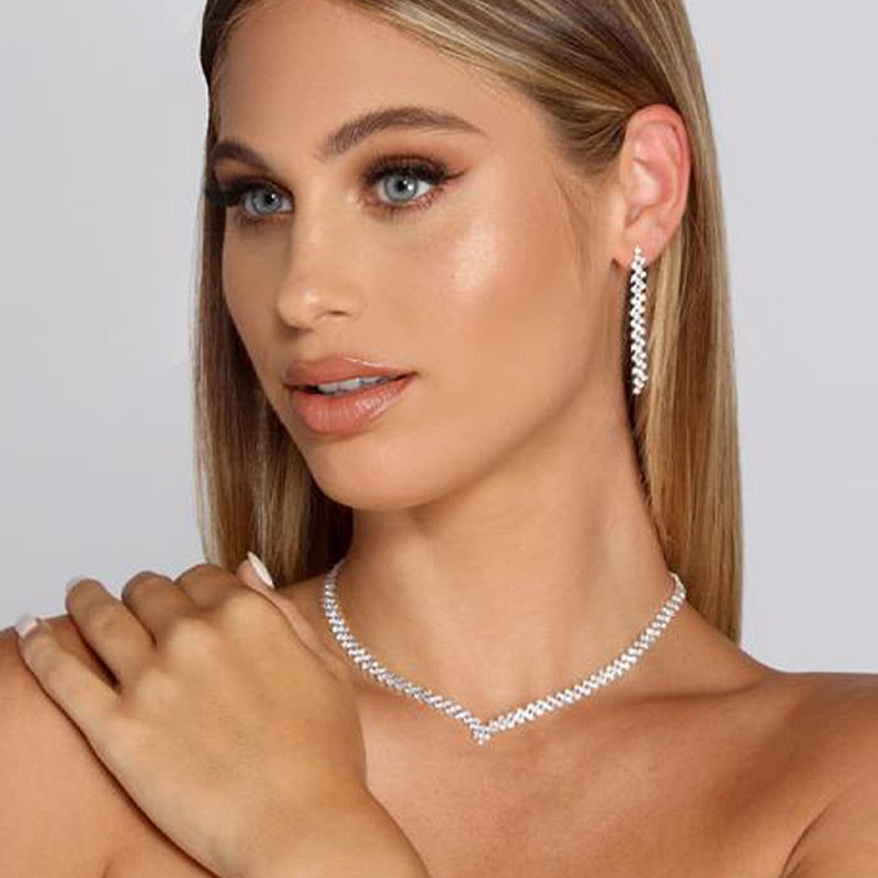 Necklace Earrings Set