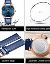 Casual Leather Quartz Women's Wristwatches