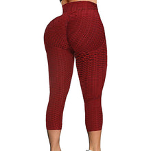 Cargar imagen en el visor de la galería, 3/4 Textured Yoga Pants
