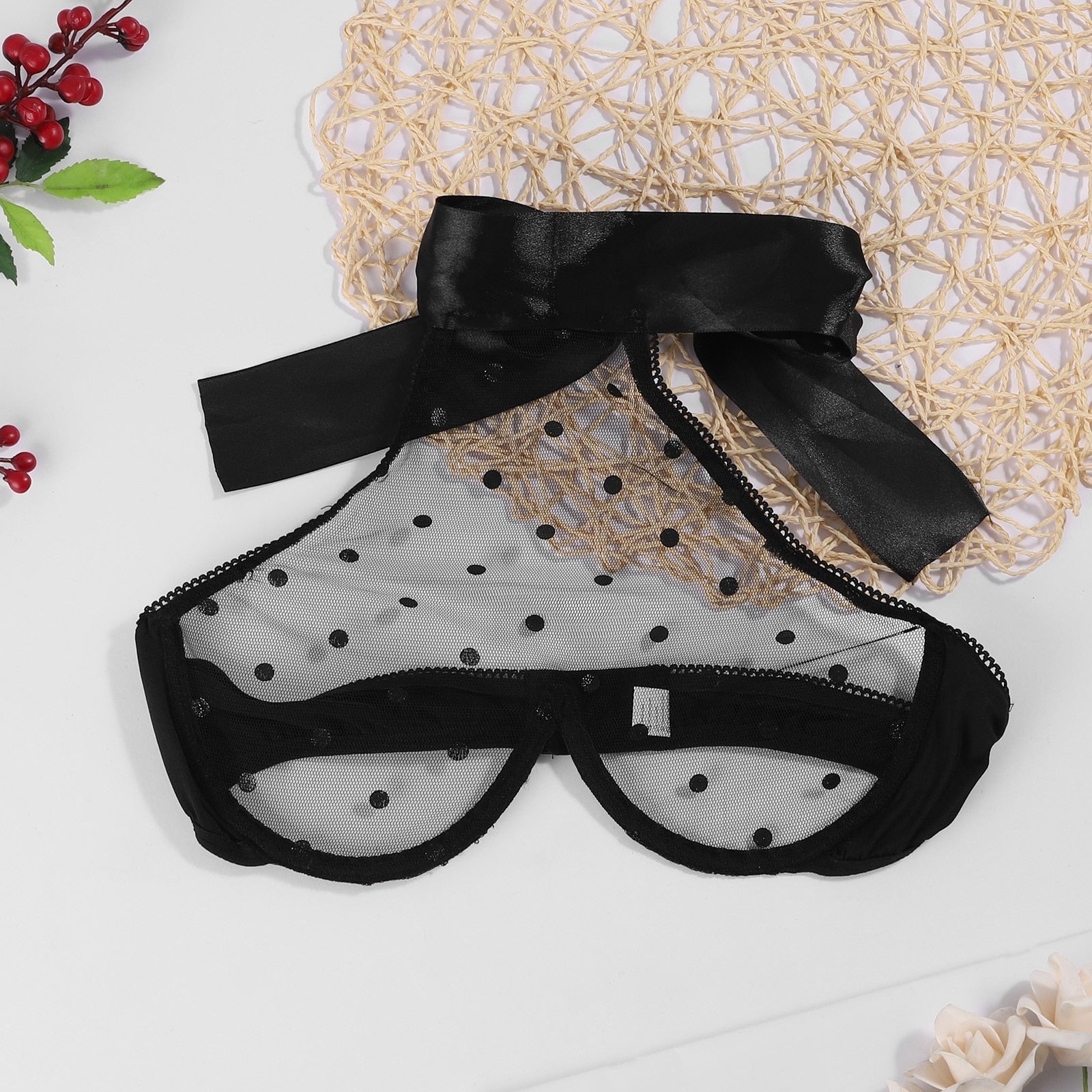 Exotic Steel Ring strapless Bra Garters