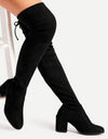 Over The Knee Women Mid Heel Thigh High Boot