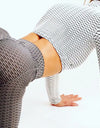 3/4 Textured Yoga Pants