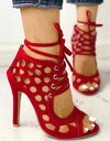 Cross Strap Heels