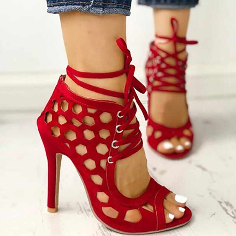 Cross Strap Heels