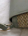 Cross body Shoulder Straw Bag