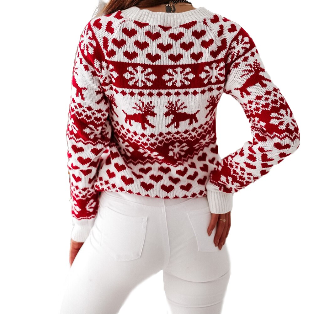 Christmas Knitted Pullover Sweater
