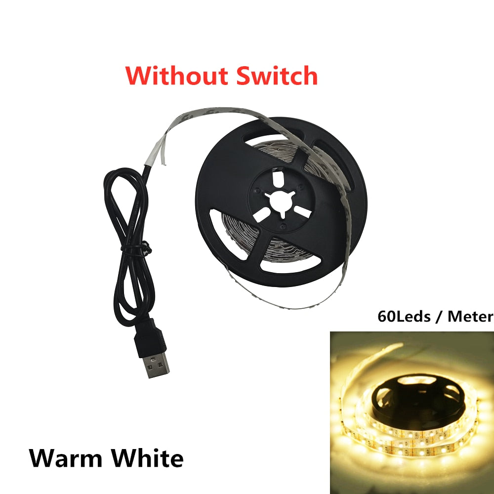 5V USB LED Flexible Tape Vanity Makeup Mirror Light
