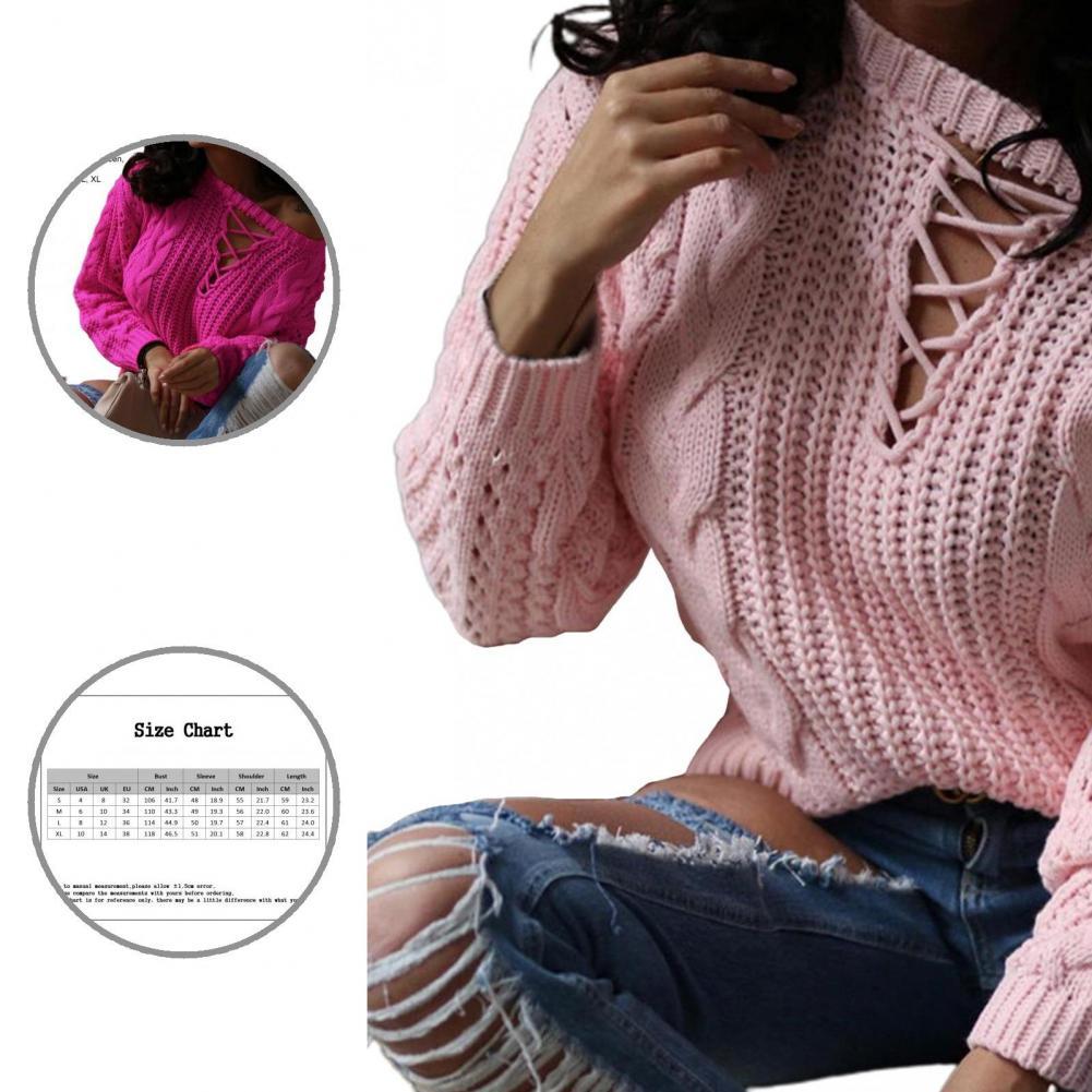 Stylish Oversized Knitted Off-Shoulder Pullover Sweater