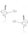 Stainless Steel Gold Color Stud Earrings