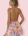Elegant Chic Suspender Sequined Backless Mini Dress
