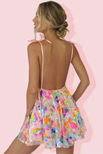 Load image into Gallery viewer, Elegant Chic Suspender Sequined Backless Mini Dress
