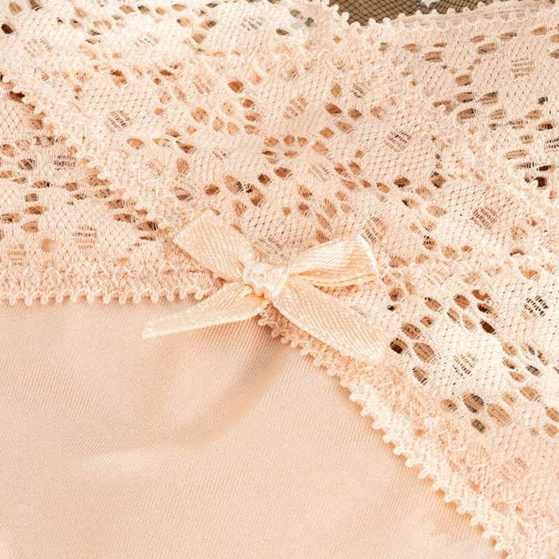Breathable Cross Hollow Seamless Low Waist Panties