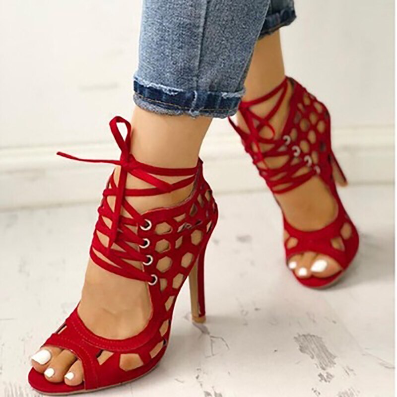 Cross Strap Heels