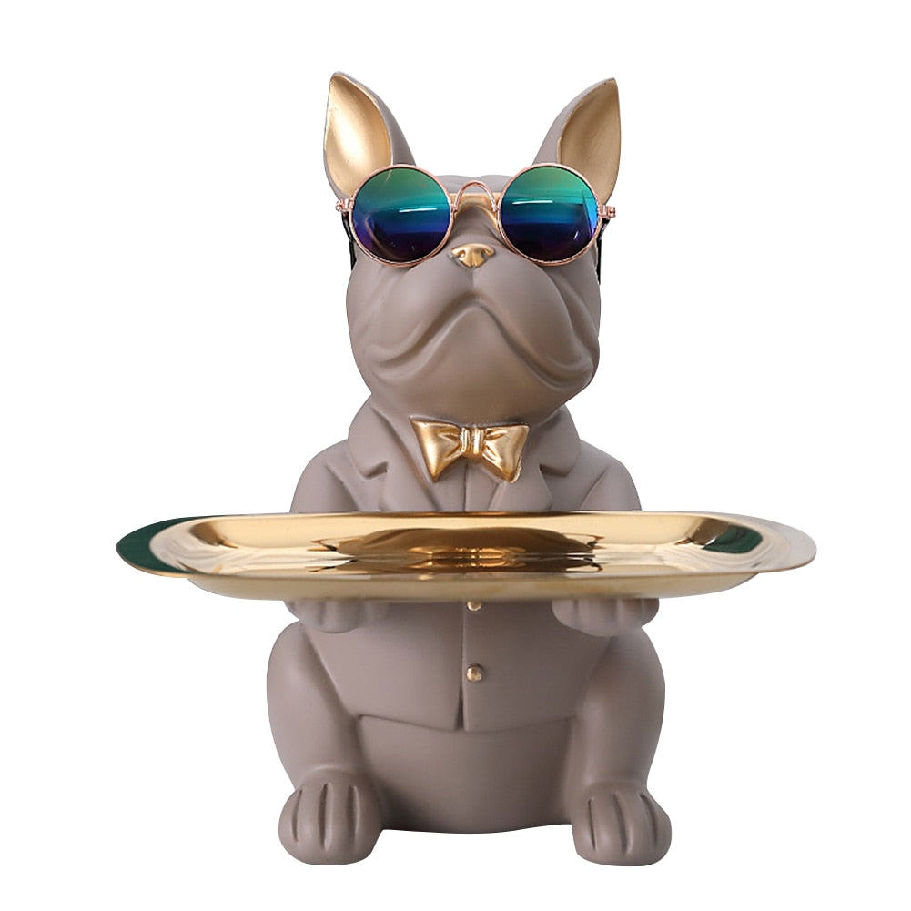 Nordic French Bulldog Sculpture Dog Statue
