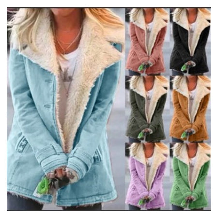 Thick Warm Winter Coat With Fur Lining