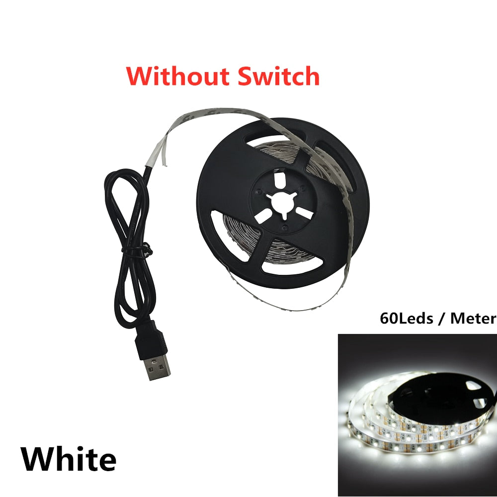 5V USB LED Flexible Tape Vanity Makeup Mirror Light