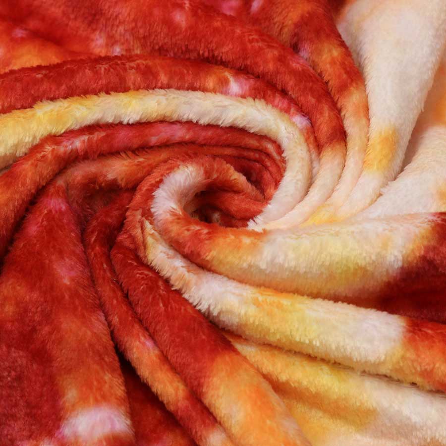 Soft warm flannel tortilla pizza blanket