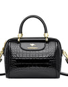 Luxury Patent Leather Pattern Handbag Purse