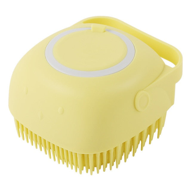 Soft Silicone Pet Bath Shampoo Massage Brush