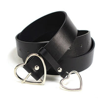 Load image into Gallery viewer, PU Leather Heart Belt
