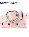 PU Leather Heart Belt