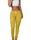Lace-Up Waist Casual Slim Fit Trousers S-4XL