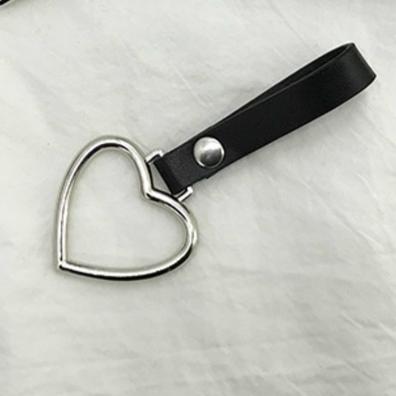 PU Leather Heart Belt
