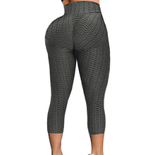 Cargar imagen en el visor de la galería, 3/4 Textured Yoga Pants
