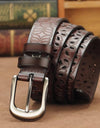 Genuine Leather Pin Buckle Strap