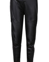Leather Skinny High Waist Stretch Pants