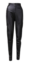 Cargar imagen en el visor de la galería, Leather Skinny High Waist Stretch Pants
