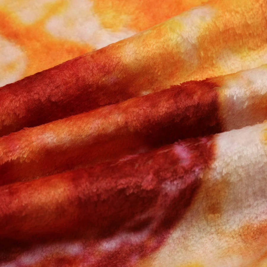Soft warm flannel tortilla pizza blanket