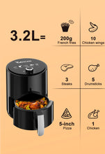 Load image into Gallery viewer, Air Fryer 3.2L Large Capacity 360°Baking Oven
