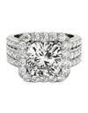 Luxury Round Cut 3 Carat 925 Sterling Silver Ring