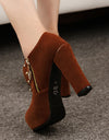 Casual High Heel Ankle Boots
